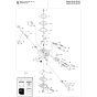Carburetor Assembly For Husqvarna 345FXt Brushcutter