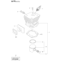 Cylinder Piston Assembly For Husqvarna 346XP Chainsaw 