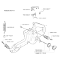 Fuel Tank Assembly For Husqvarna 350 Chainsaw 