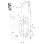 Frame Assembly for Husqvarna 350BF Blower