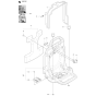 Frame Assembly for Husqvarna 350BT Leaf Blower