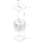 Cylinder Assembly for Husqvarna 350BT Leaf Blower