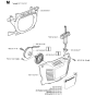 Starter Assembly For Husqvarna 351 Chainsaw 