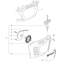 Starter Assembly For Husqvarna 353 Chainsaw 