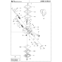 Carburetor Details Assembly For Husqvarna 353 Chainsaw 