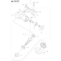 Bevel Gear Assembly For Husqvarna 355FRM Brushcutter