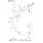 Throttle Controls Assembly For Husqvarna 355FX Brushcutter