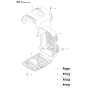 Cylinder Cover Assembly For Husqvarna 355FXT Brushcutter