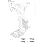 Cylinder Cover-1 Assembly For Husqvarna 355FXT Brushcutter