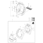 Cover Assembly for Husqvarna 356BT Leaf Blower