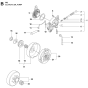 Clutch & Oil Pump Assembly For Husqvarna 362 Chainsaw 