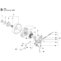 Clutch & Oil Pump Assembly For Husqvarna 365h Chainsaw 