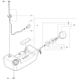 Fuel Tank Assembly for Husqvarna 370BFS Leaf Blower