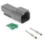 Deutsch 2 Pin Receptacle Connector Kit - 4 Pieces