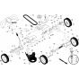 Drive Assembly for Husqvarna 38097 Series 3 Consumer Lawn Mowers