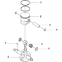 Crankshaft Assembly for Husqvarna 380BFS Leaf Blower