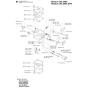 Carburetor Details Assembly For Husqvarna 385  Chainsaw 