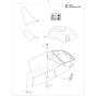 Cylinder Cover Assembly For Husqvarna 390XP Chainsaw 