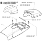 Cover Assembly For Husqvarna 394XP Chainsaw 