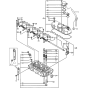 Cylinder Head and Bonnet Assembly for Yanmar 3TNE82A-ETB Engine