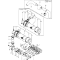 Suction Manifold and Air Cleaner Assembly for Yanmar 3TNE82A-ETB Engine