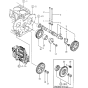 Camshaft and Driving Gear Assembly for Yanmar 3TNE82A-ETB Engine