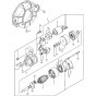 Starting Motor Assembly for Yanmar 3TNE82A-EWA Engine