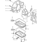 Flywheel Housing and Oil Sump Assembly for Yanmar 3TNE82A-EWA Engine