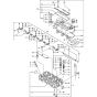 Cylinder Head and Bonnet Assembly for Yanmar 3TNV76-KWA Engine