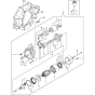 Starting Motor Assembly for Yanmar 3TNV82A-BPTB Engine