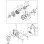 Generator Assembly for Yanmar 3TNV82A-BPTB Engine