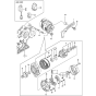 Generator Assembly for Yanmar 3TNV82A-KWA Engine