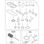 Gasket Set and Tools Assembly for Yanmar 3TNV88-BPTB2 Engine