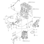 Oil System Assembly for Yanmar 3TNV88-XWA  Engine