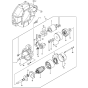 Starting Motor Assembly for Yanmar 3TNV88-XWA2 Engine