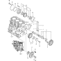 Camshaft and Driving Gear Assembly for Yanmar 3TNV88-XWA2 Engine