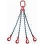 4 metre 10mm 4-Leg Chain Sling with Clevis Sling Hooks Self Locking Type