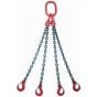 3 metre 7mm 4-Leg Chain Sling with Clevis Sling Hooks with Safety Catch