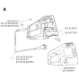 Cover Assembly for Husqvarna 400 H Hedge Trimmers