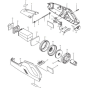 Main Assembly for Makita 4073D Cordless Cleaner & Cylclone Cleaner 