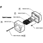 Muffler Assembly For Husqvarna 41 Chainsaw