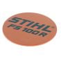 Model Plate for Stihl FS100R Brushcutters - 4180 967 1518