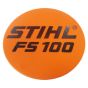 Model Plate for Stihl FS100 - 4180 967 1501