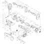 Main Assembly for Makita 4300BA Jigsaw