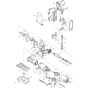 Main Assembly for Makita 4341FCT Jigsaw