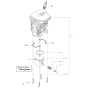 Cylinder Piston Assembly For Husqvarna 435e Chainsaw