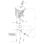 Cylinder Piston Assembly For Husqvarna 440e Chainsaw