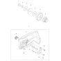 Clutch Cover Assembly -1 for Husqvarna 435i Chainsaw