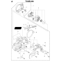 Chain Brake & Clutch Cover Assembly For Husqvarna 440e Triobrake Chainsaw