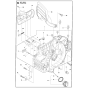 Crankcase Assembly For Husqvarna 445ii Chainsaw